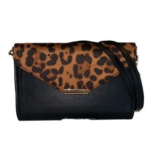 Save the Girls Y2K Leopard Print Touchscreen Crossbody Purse & Wallet